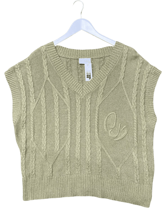 Size L | Porter James Sports Oversized Knit Vest
