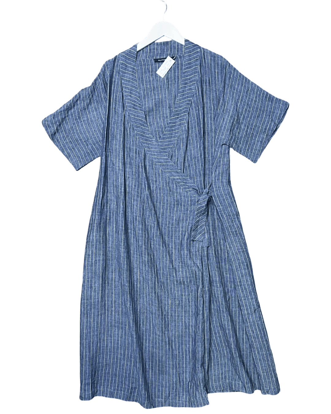 Size S | Alpha60 Linen Wrap Dress