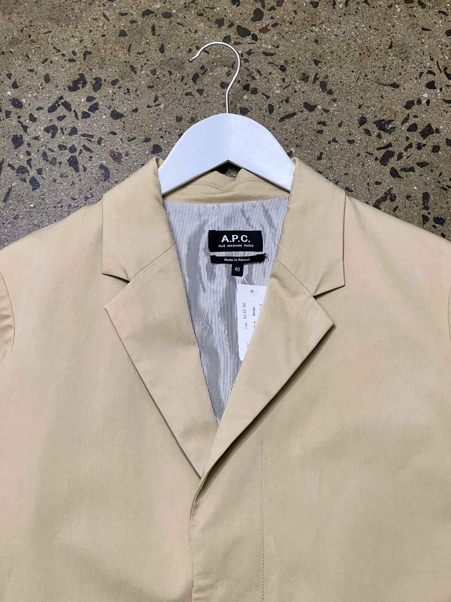 Size 40 (L) | A.P.C. Manteau Silvana Jacket