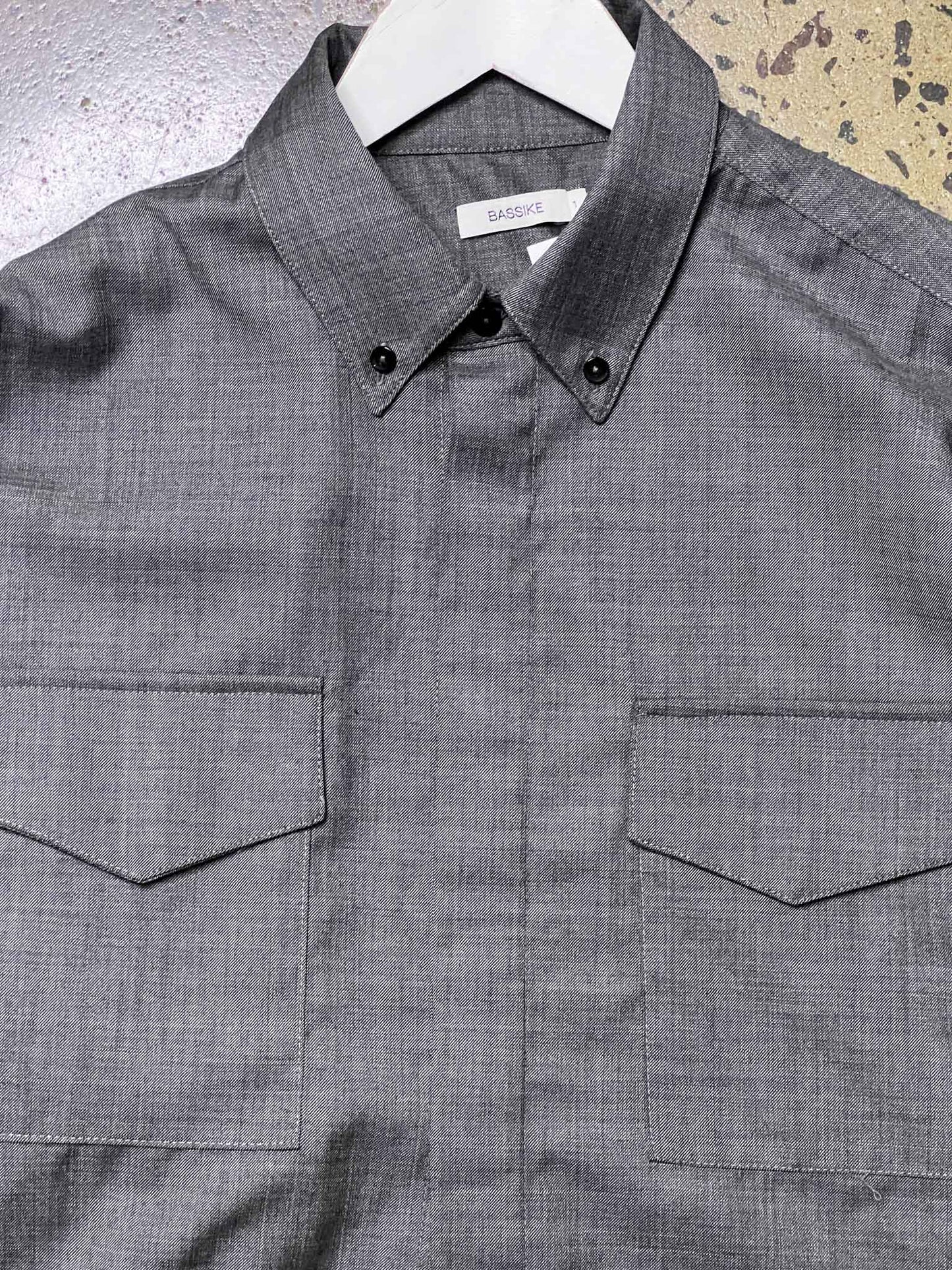 Size 1 (S) | Bassike Cropped Fit Shirt