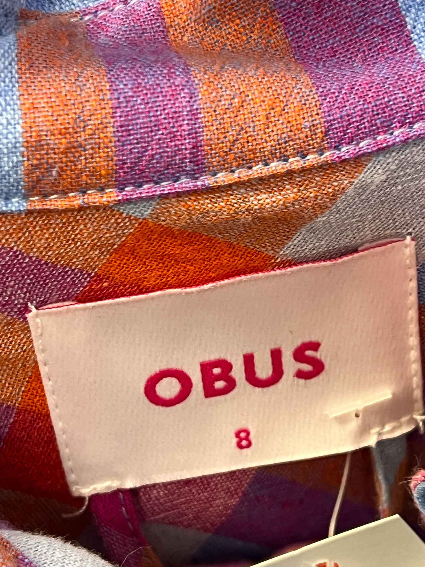 Size 8 | Obus Plaid Midi Dress