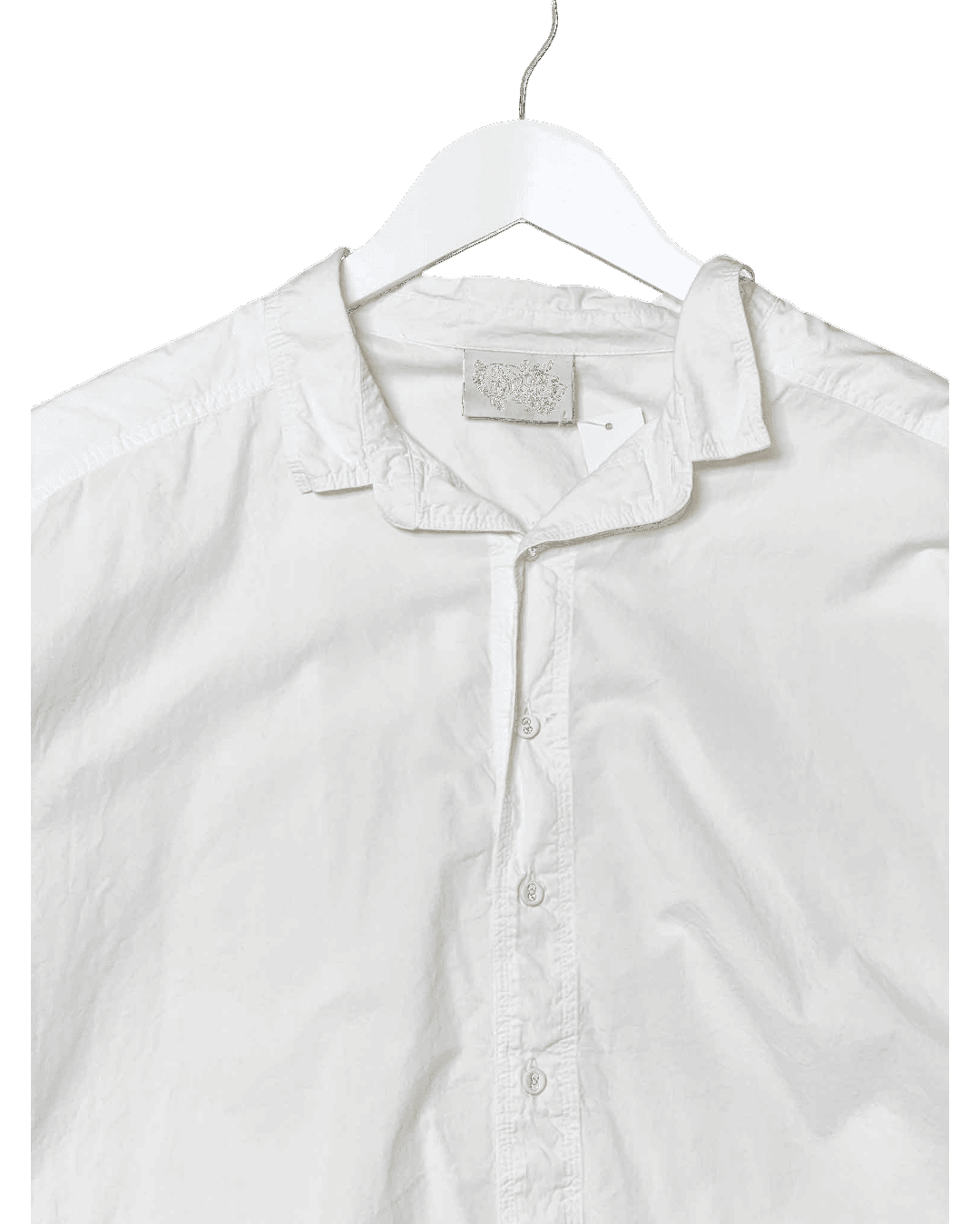 Size XL | Manteau Noir Hi-Low Button Down Shirt