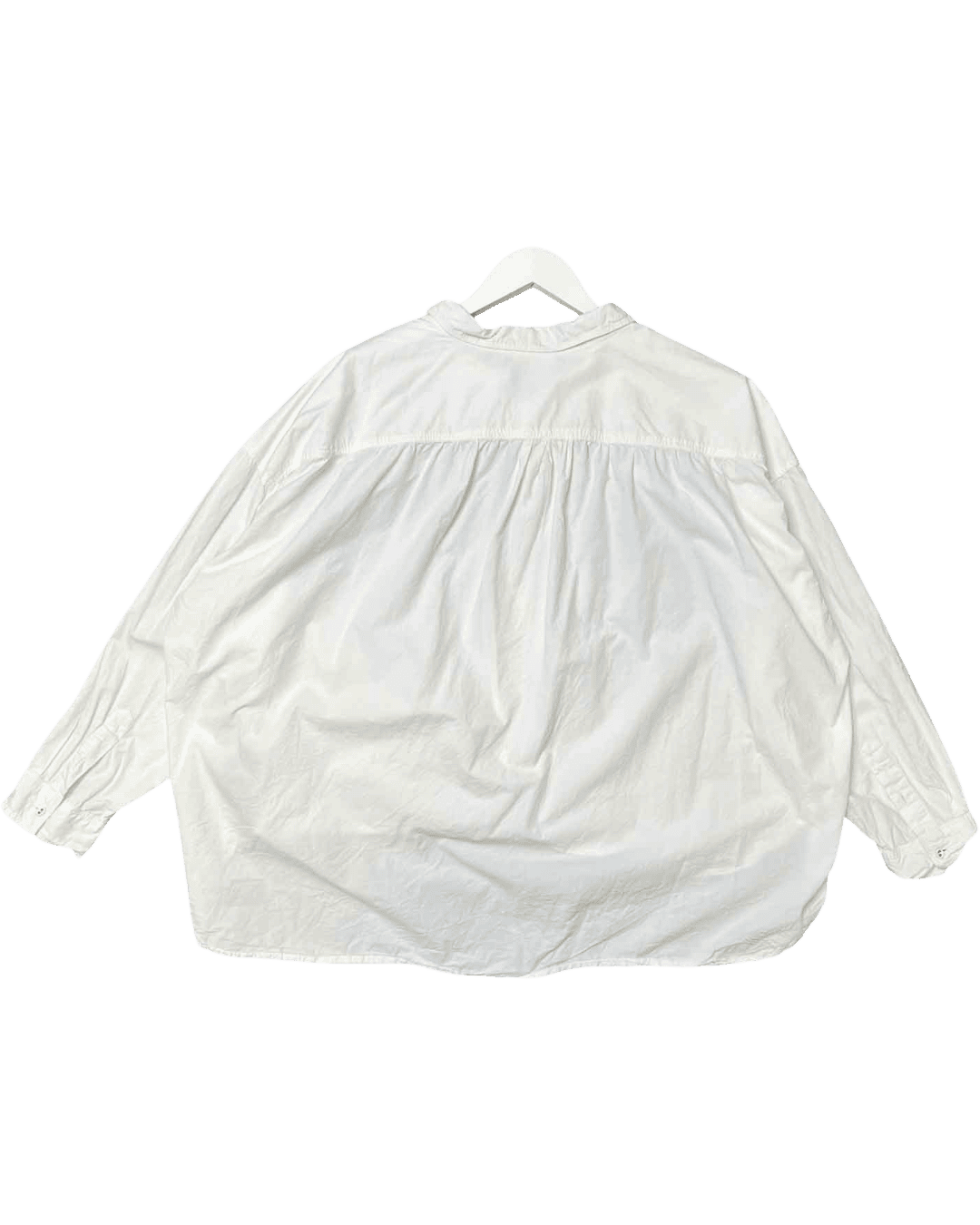 Size XL | Manteau Noir Hi-Low Button Down Shirt
