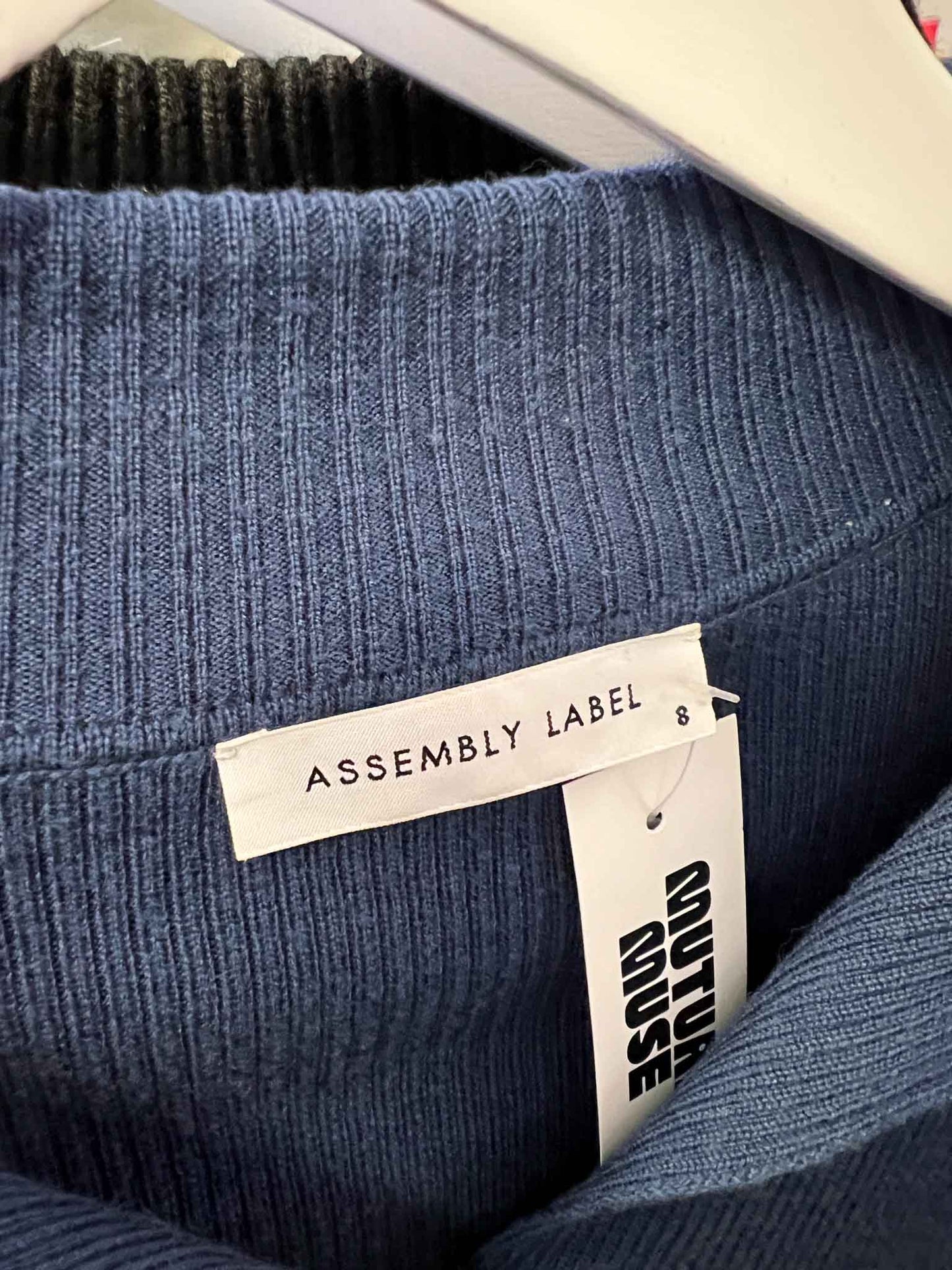 Size 8 | Assembly Label 100% Wool Ribbed Top
