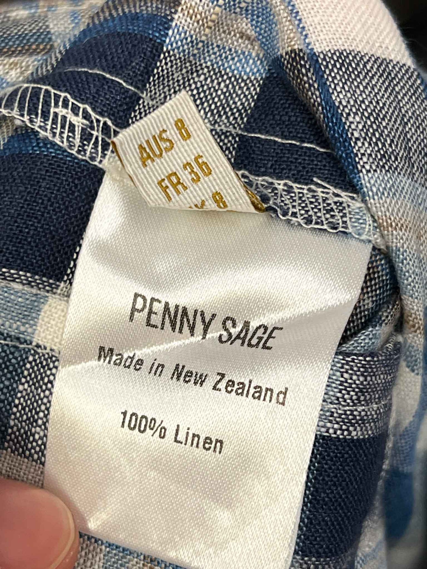 Size 8 (S) | Penny Sage High Waisted Tailored Shorts