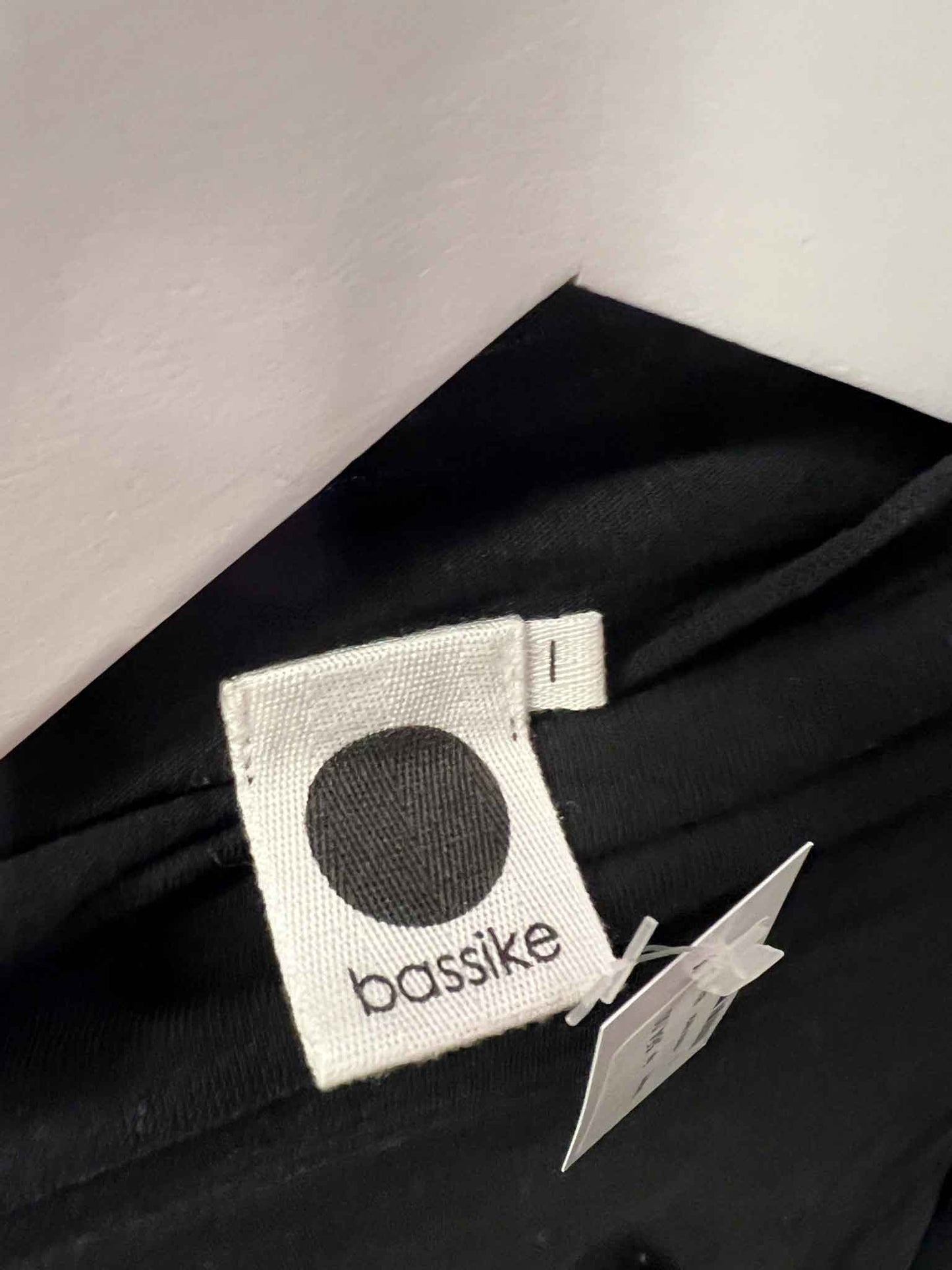 Size L | Bassike Mock Neck Top