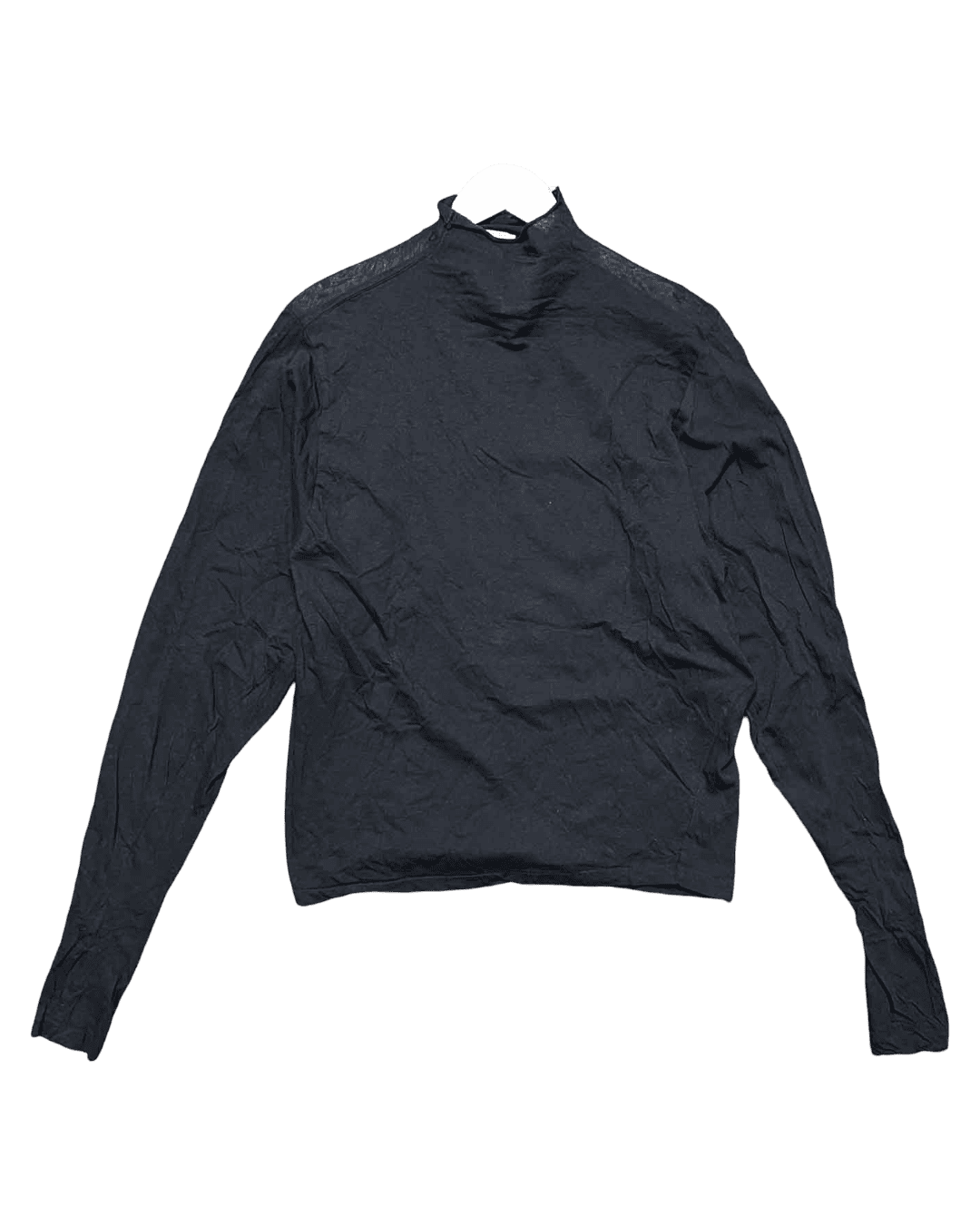 Size L | Bassike Mock Neck Top