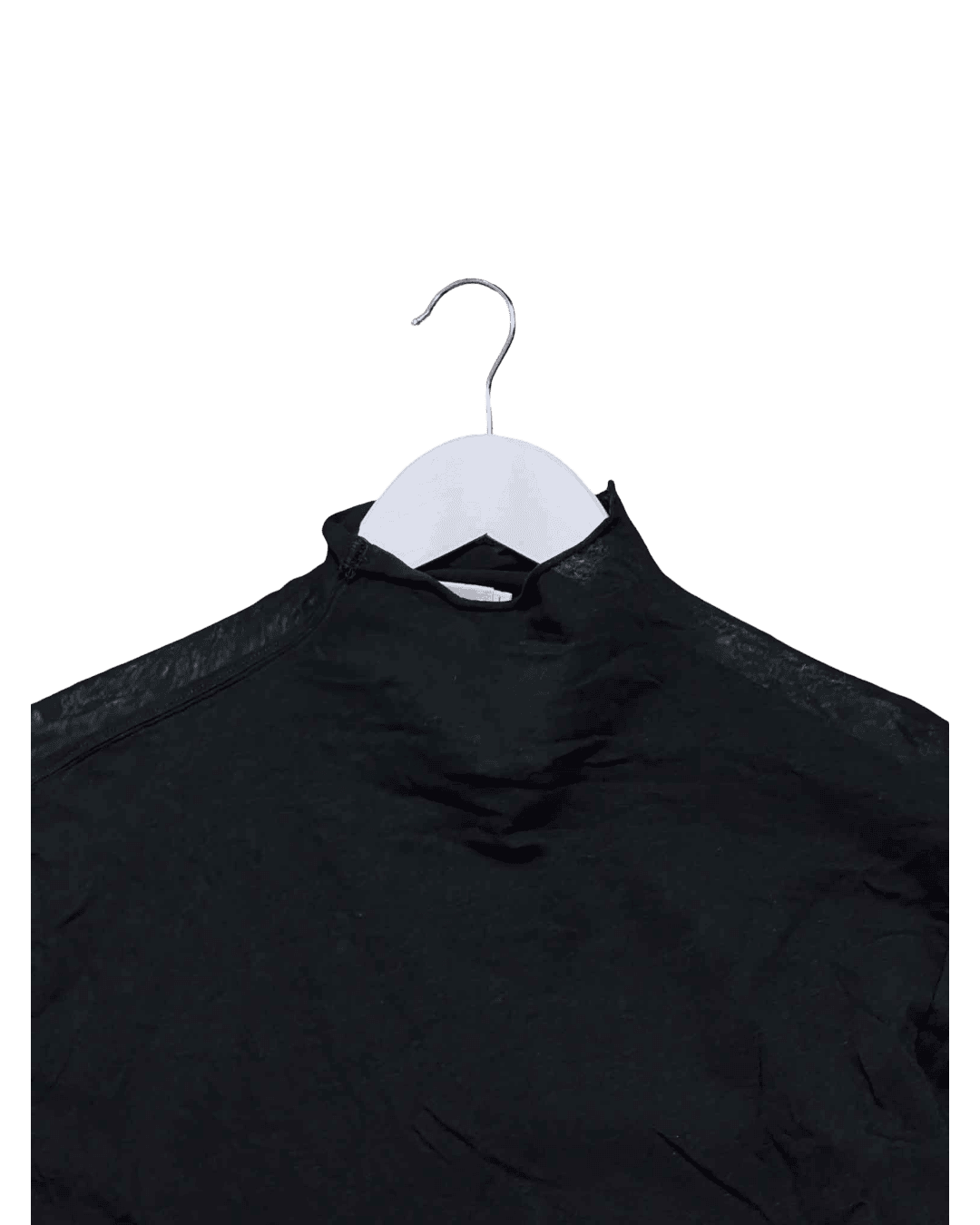 Size L | Bassike Mock Neck Top