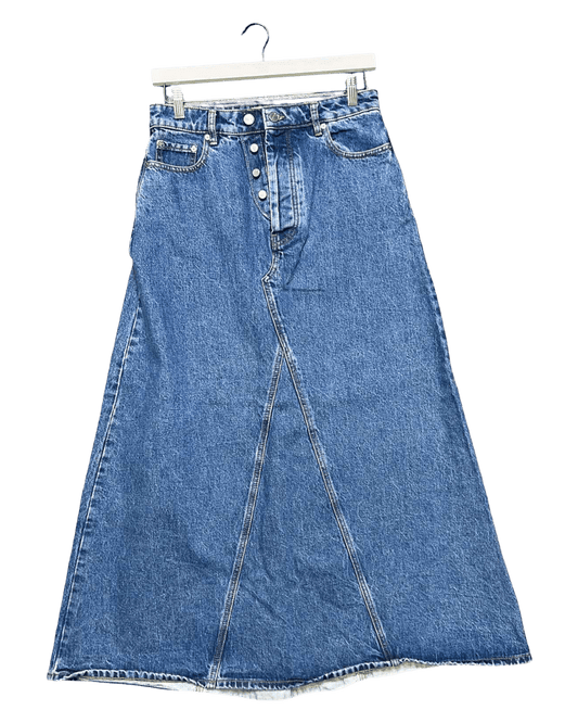 Size 38 (M) | Ganni Denim Maxi Skirt