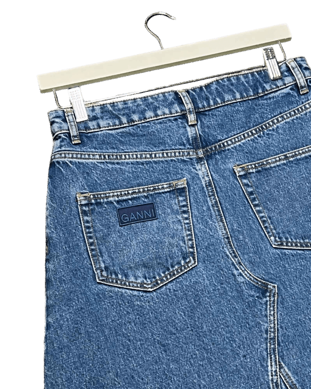 Size 38 (M) | Ganni Denim Maxi Skirt