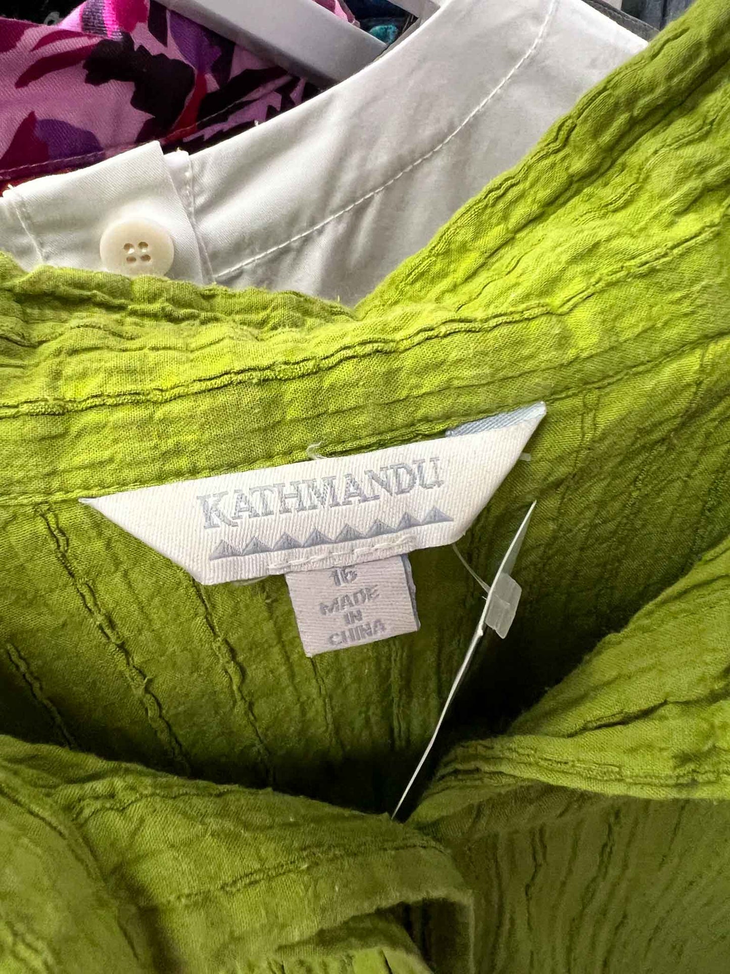 Size 16 | Kathmandu Vintage Crinkled Shirt