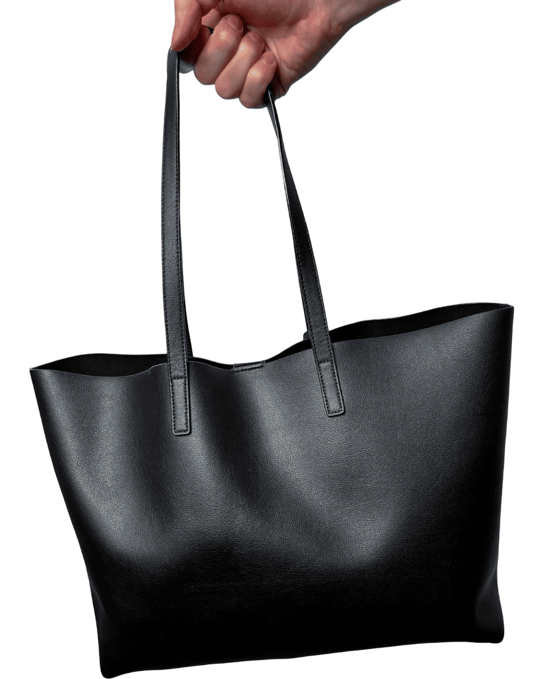 Saint Laurent Leather Shopping Tote Bag