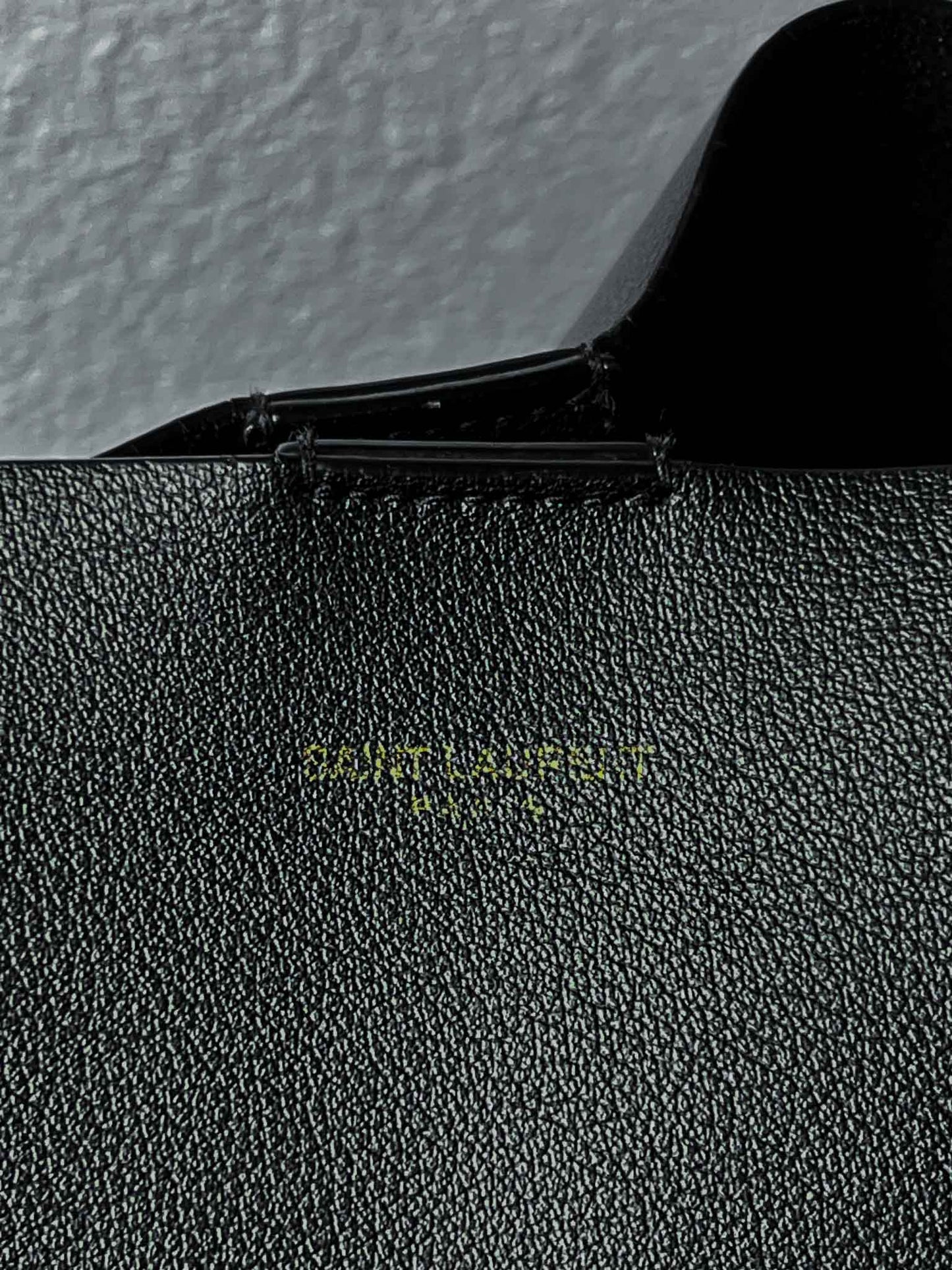 Saint Laurent Leather Shopping Tote Bag