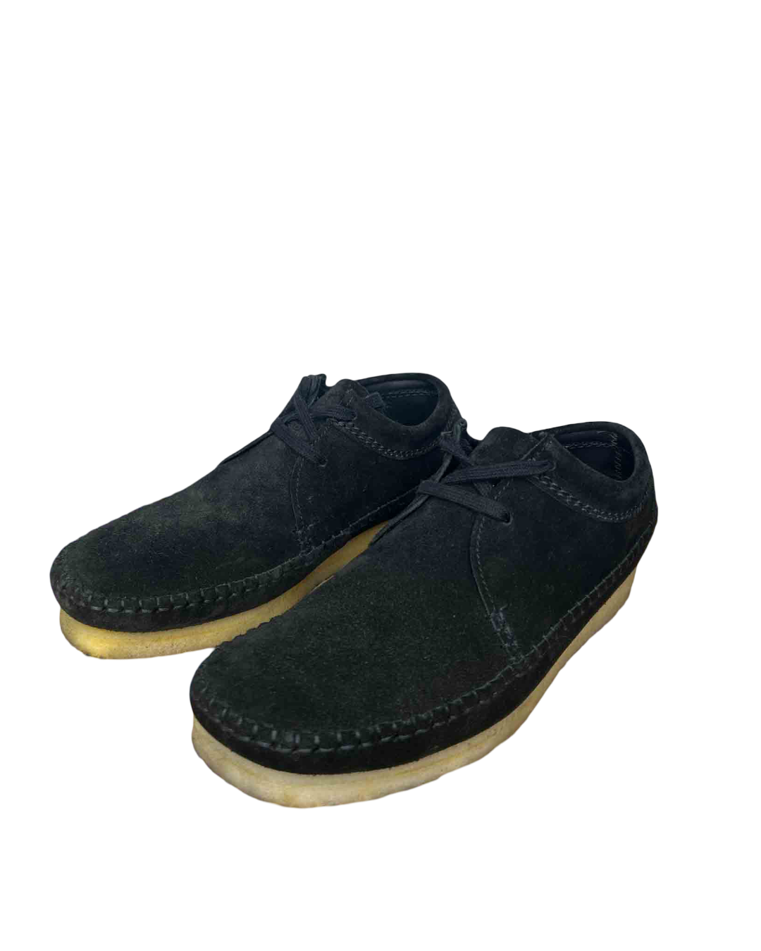Size 39.5 | Clarks Black Suede Weaver Shoe