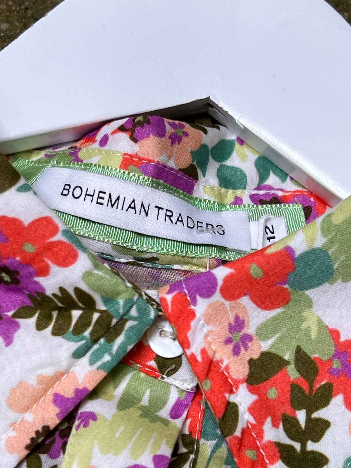 Size 12 | Bohemian Traders Shirt Rima Frill Shirt NWT