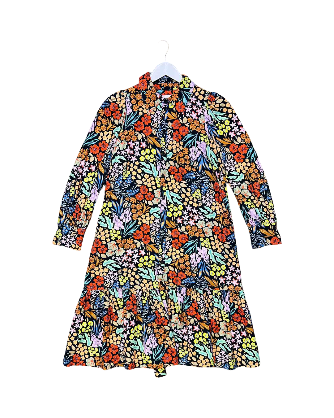 Size XS | Obus Multi Floral Shirt Dress