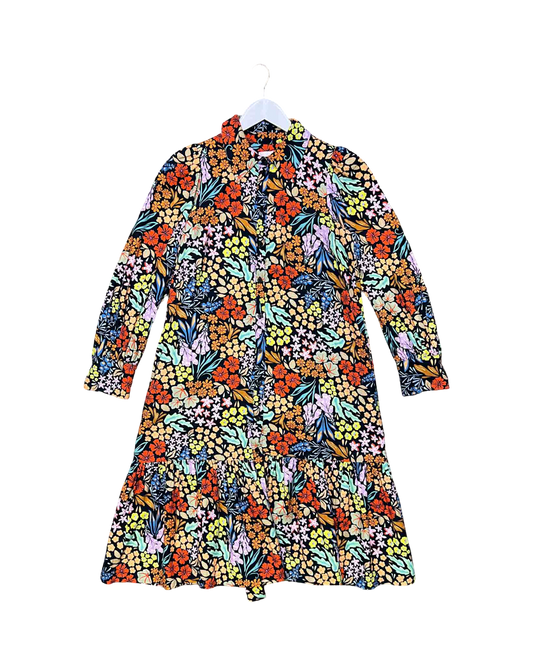 Size XS | Obus Multi Floral Shirt Dress