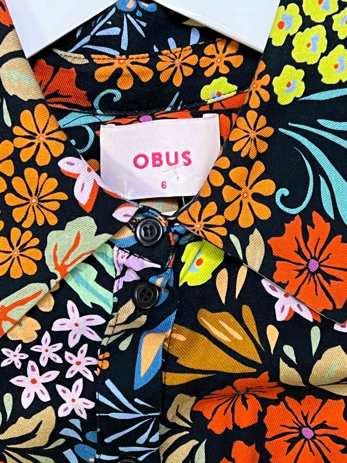 Size XS | Obus Multi Floral Shirt Dress
