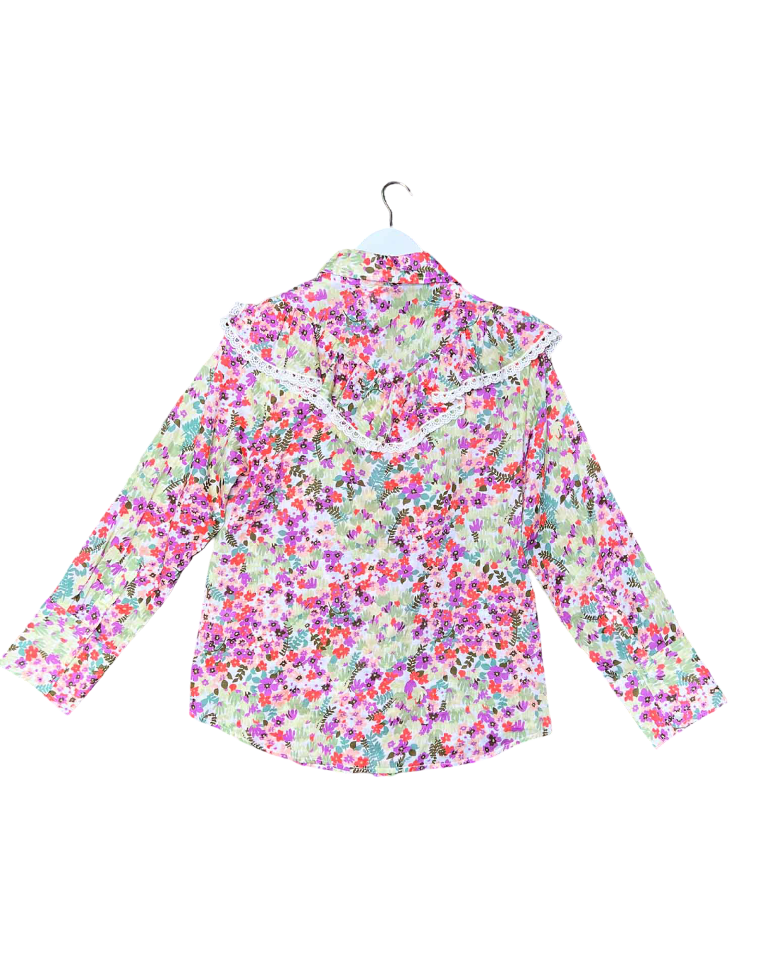 Size 12 | Bohemian Traders Shirt Rima Frill Shirt NWT
