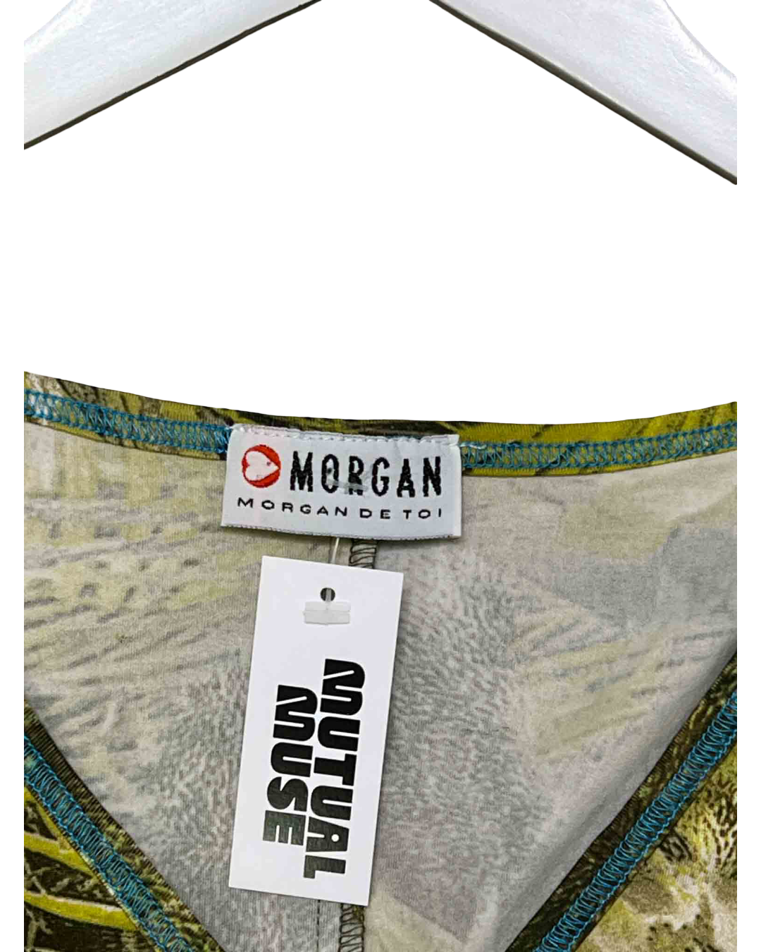 Size 16 | Morgan de Toi Yellow Tropical Print Dress