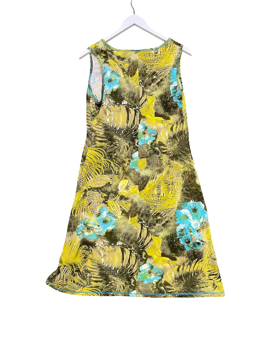 Size 16 | Morgan de Toi Yellow Tropical Print Dress
