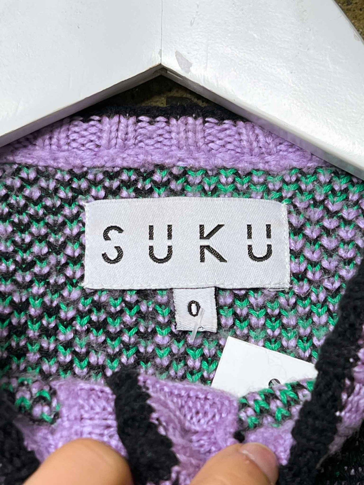 Size XS (0) | Suku Cropped Mohair Cardigan