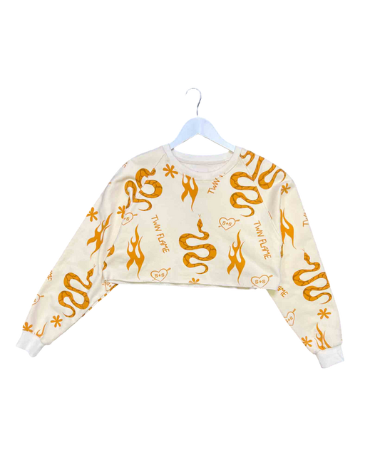 Size XS | Summi Summi Yellow Cropped Jumper NWT