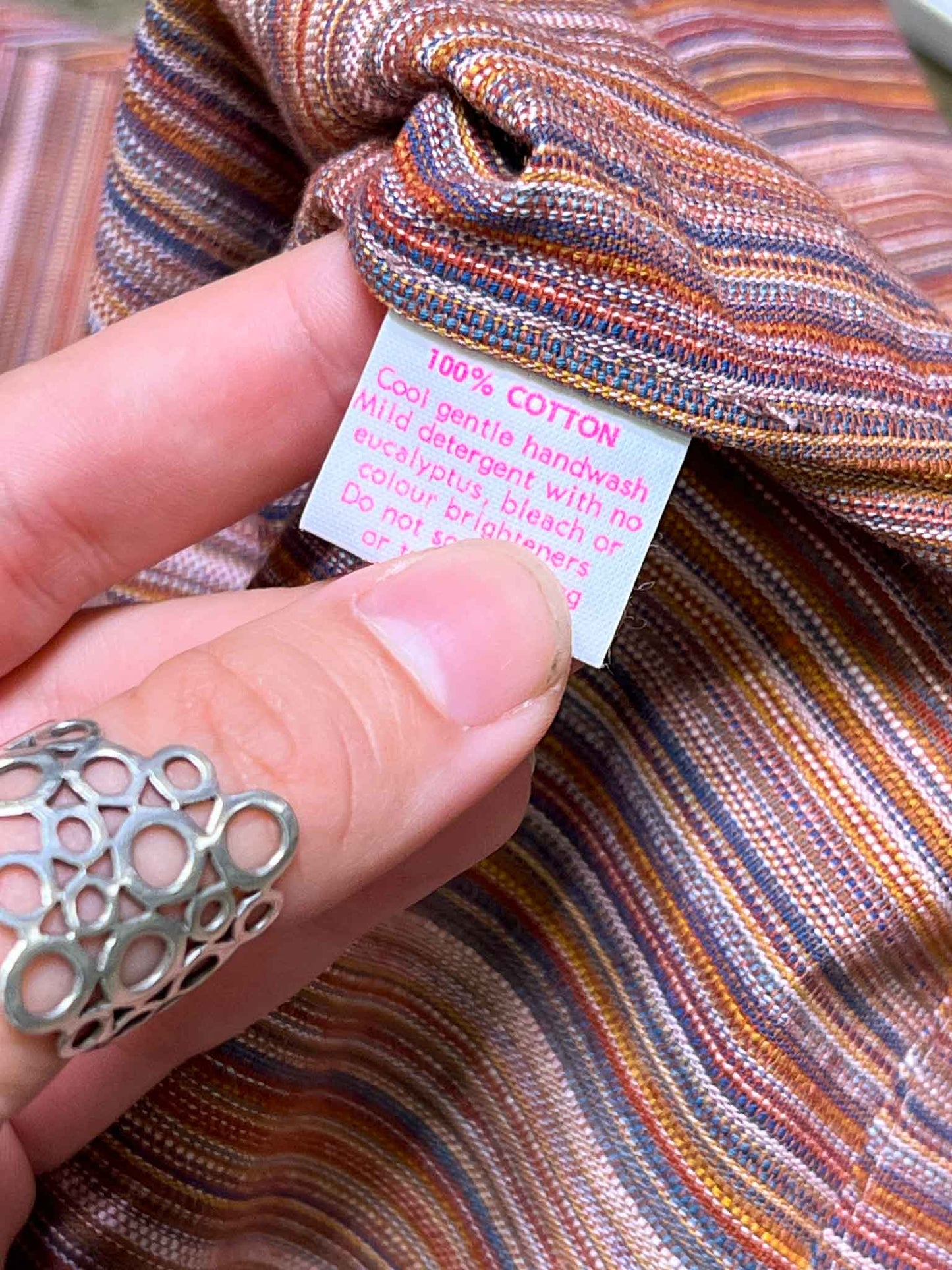 Size 18 | Obus Striped Cotton Tie-Up Top