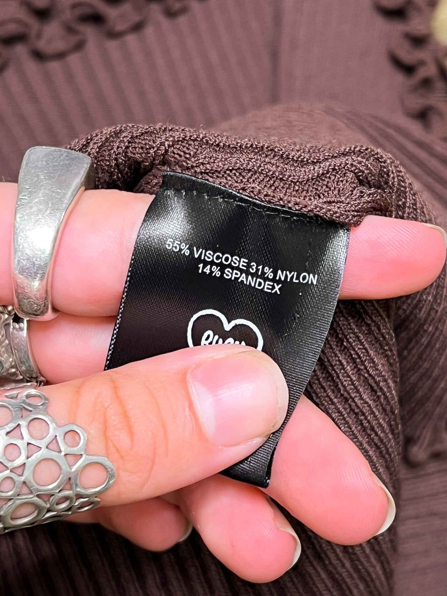 Size 18 | Ruby Chocolate Frilly Tank Top