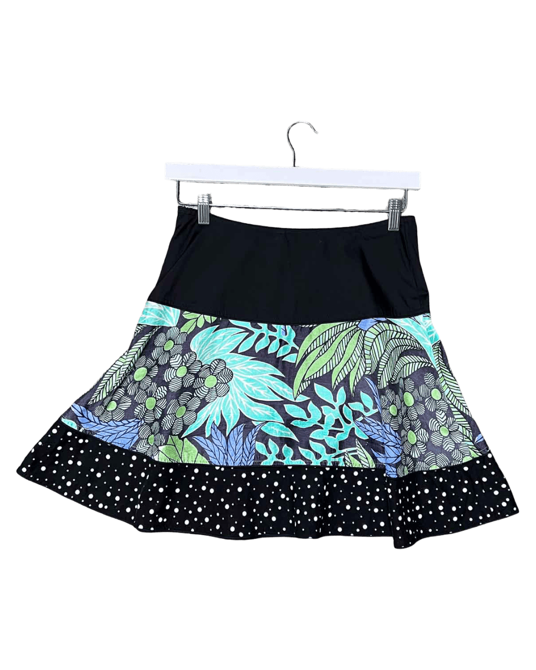 Size S | SYLVESTER Silk Floral Mini Skirt