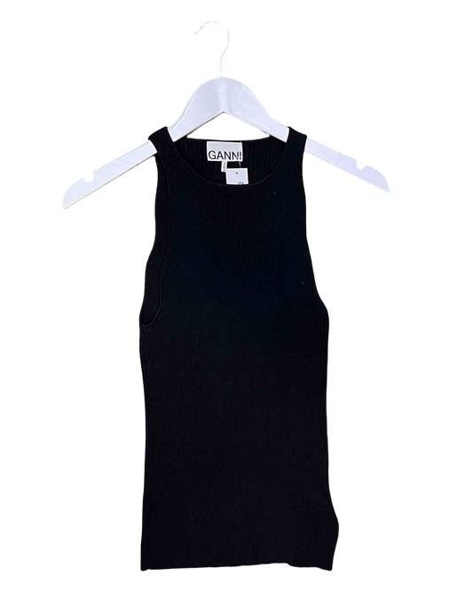 Size XS | Ganni Ribbed Tank Top