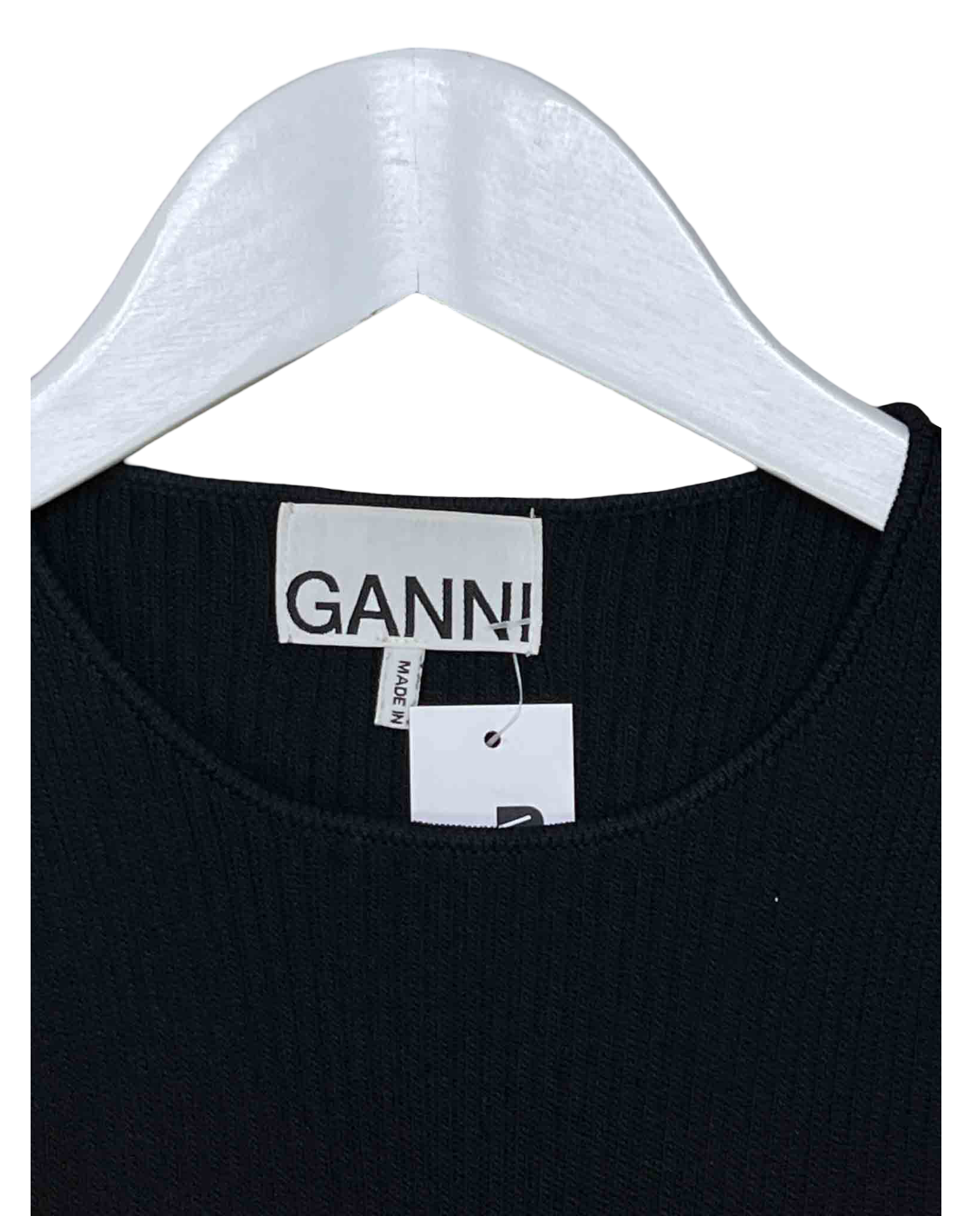 Size XS | Ganni Ribbed Tank Top