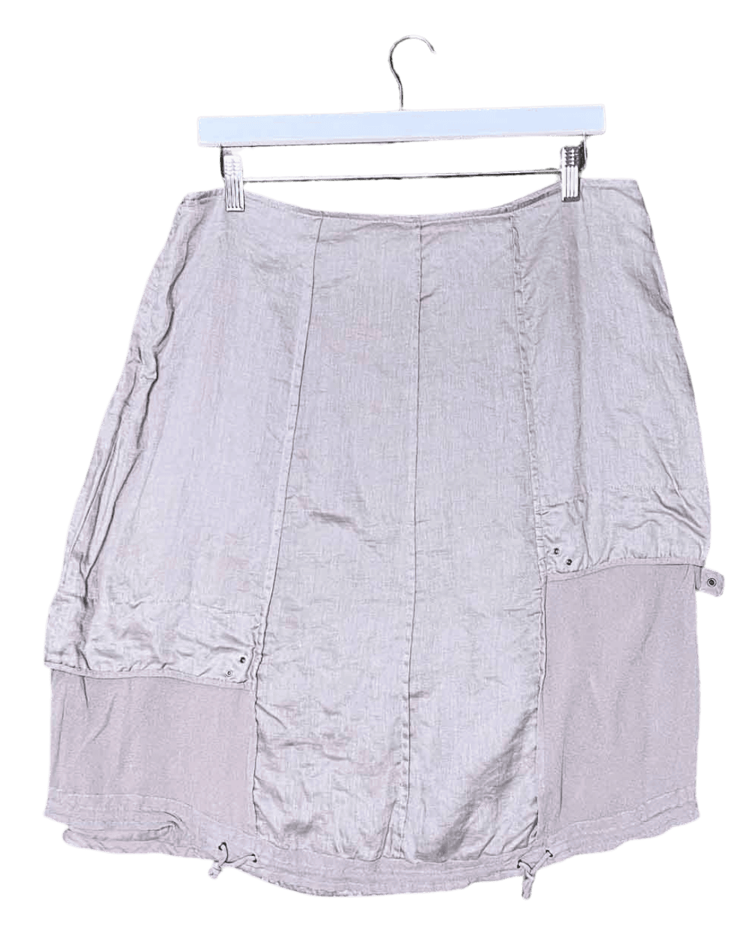 Size 16 (XXL) | Verge Grey Cargo-Style Midi Skirt