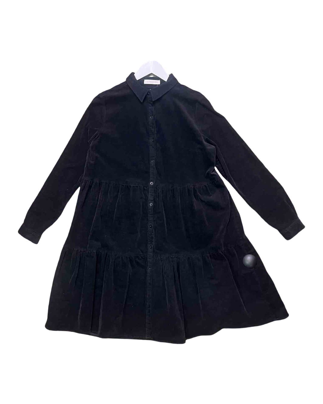 Size S | Alessandra Velvet Shirt Dress