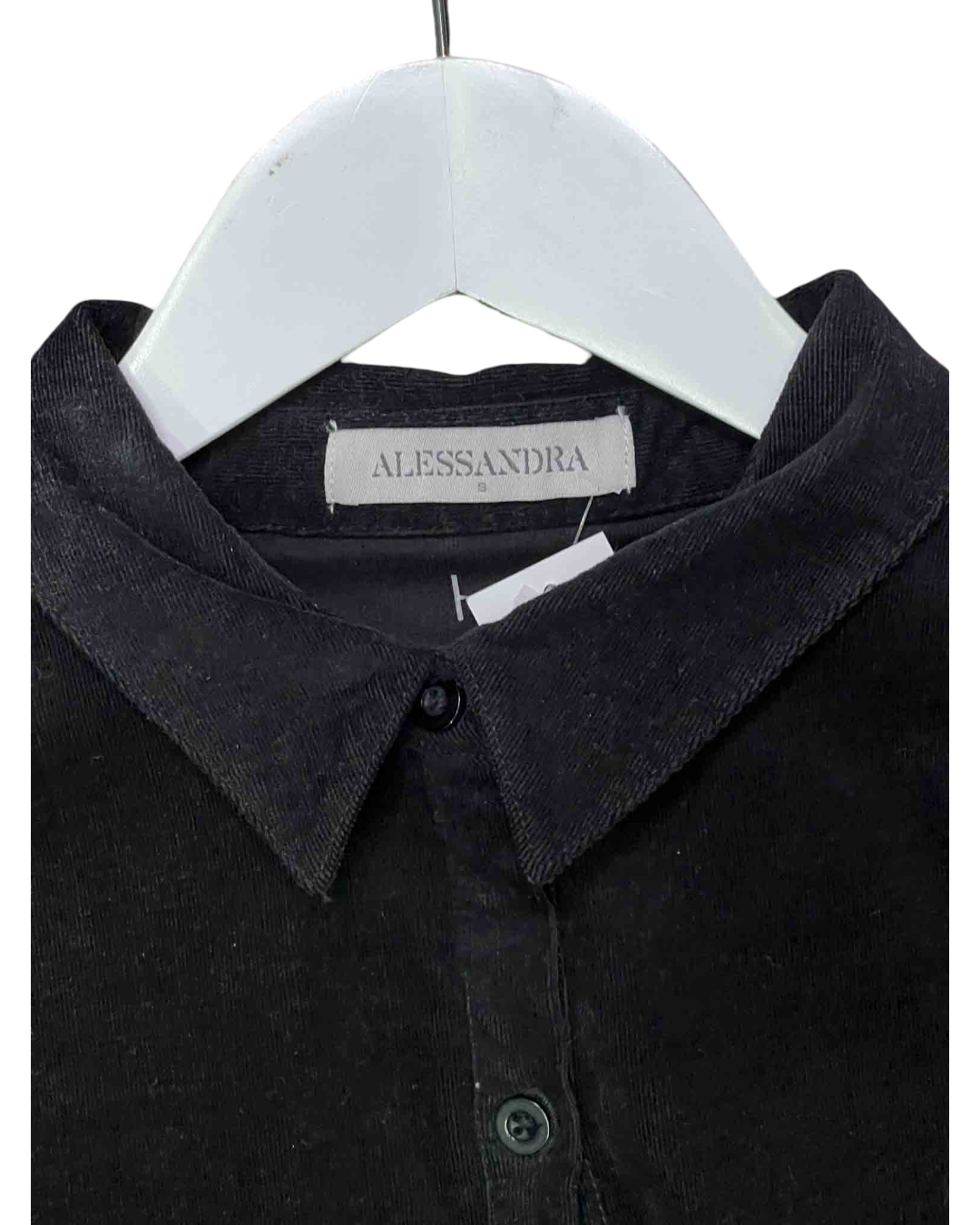 Size S | Alessandra Velvet Shirt Dress