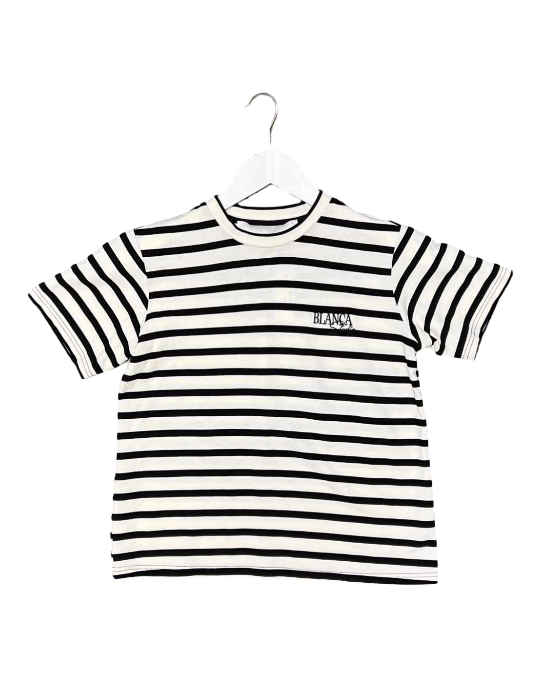 Size S | Blanca Striped Cotton Baby T-shirt
