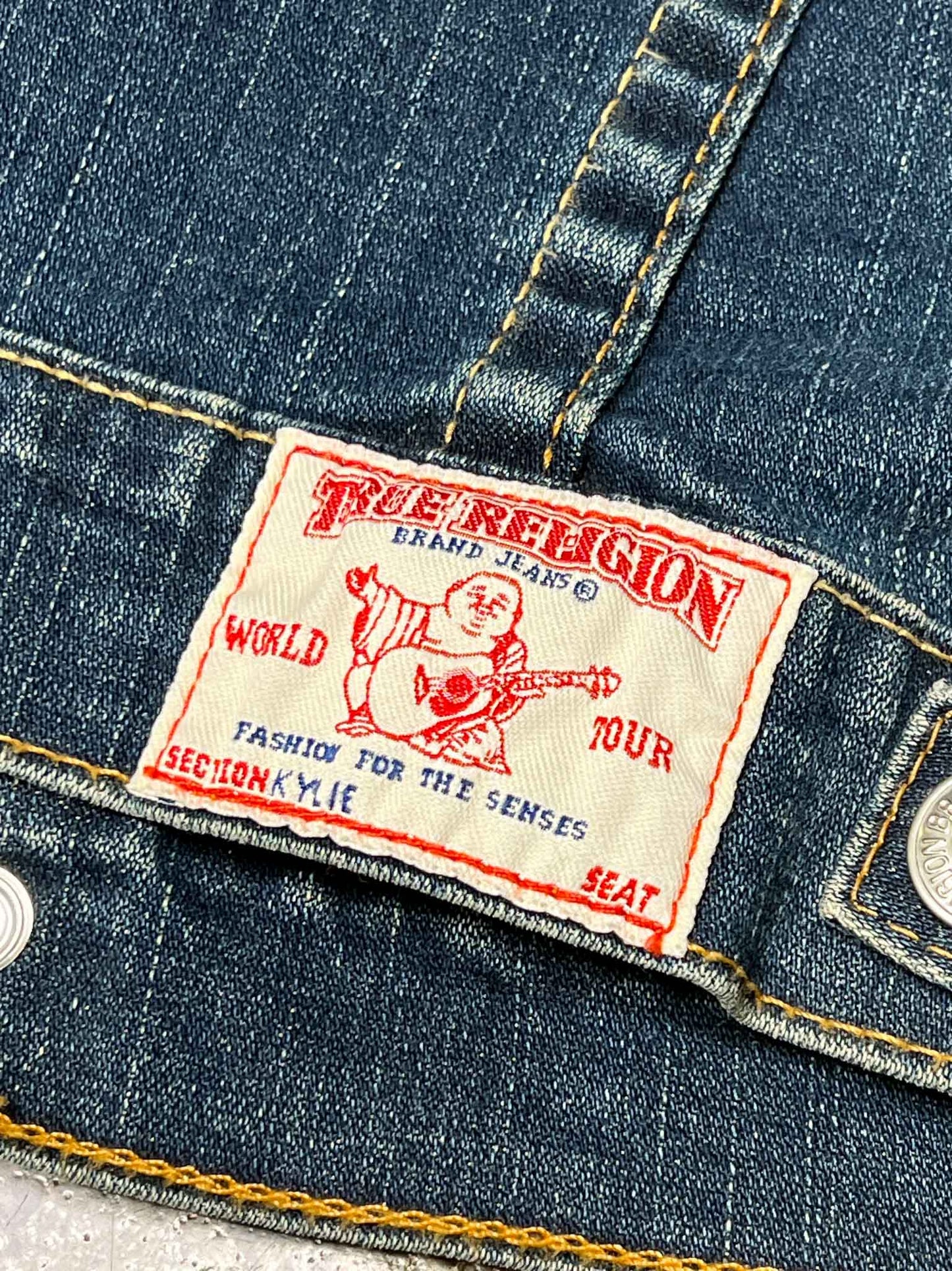 Size S | True Religion Denim Cutoff Vest