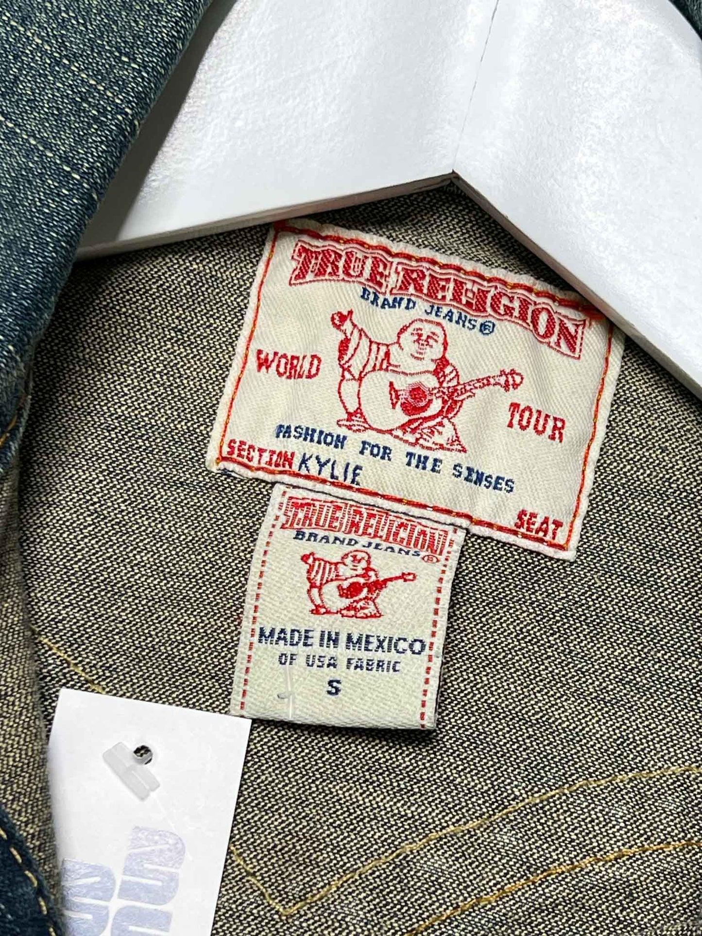 Size S | True Religion Denim Cutoff Vest