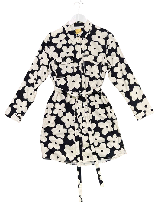 Size S (8) | Kip&Co Floral Shirt Dress
