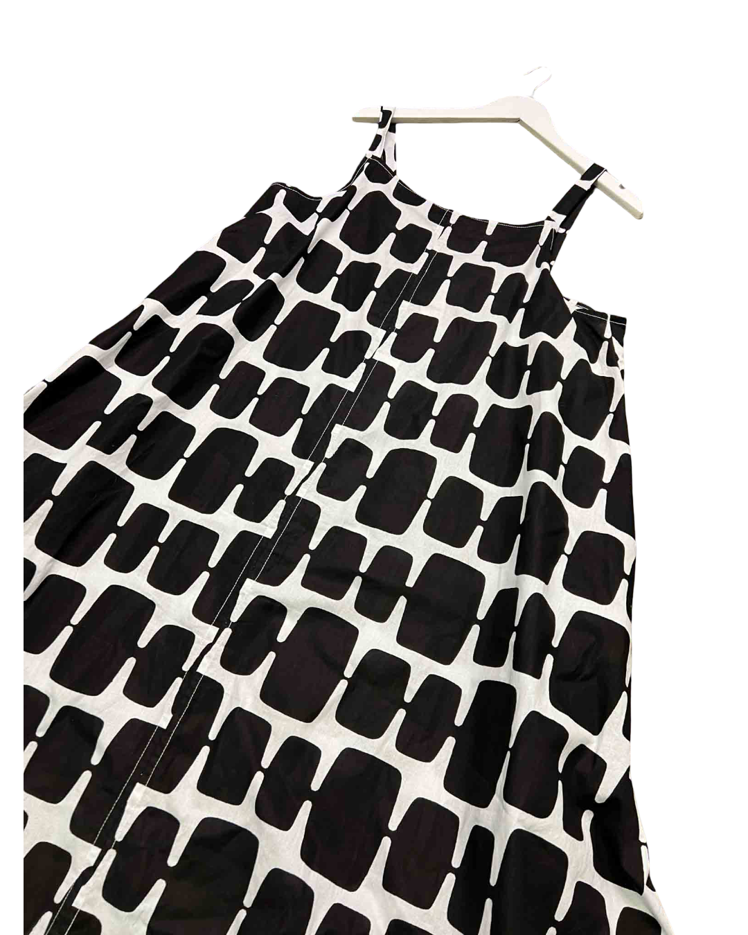 Size XXL | Yevu 'Tent' Black and White Geometric Dress With Tags