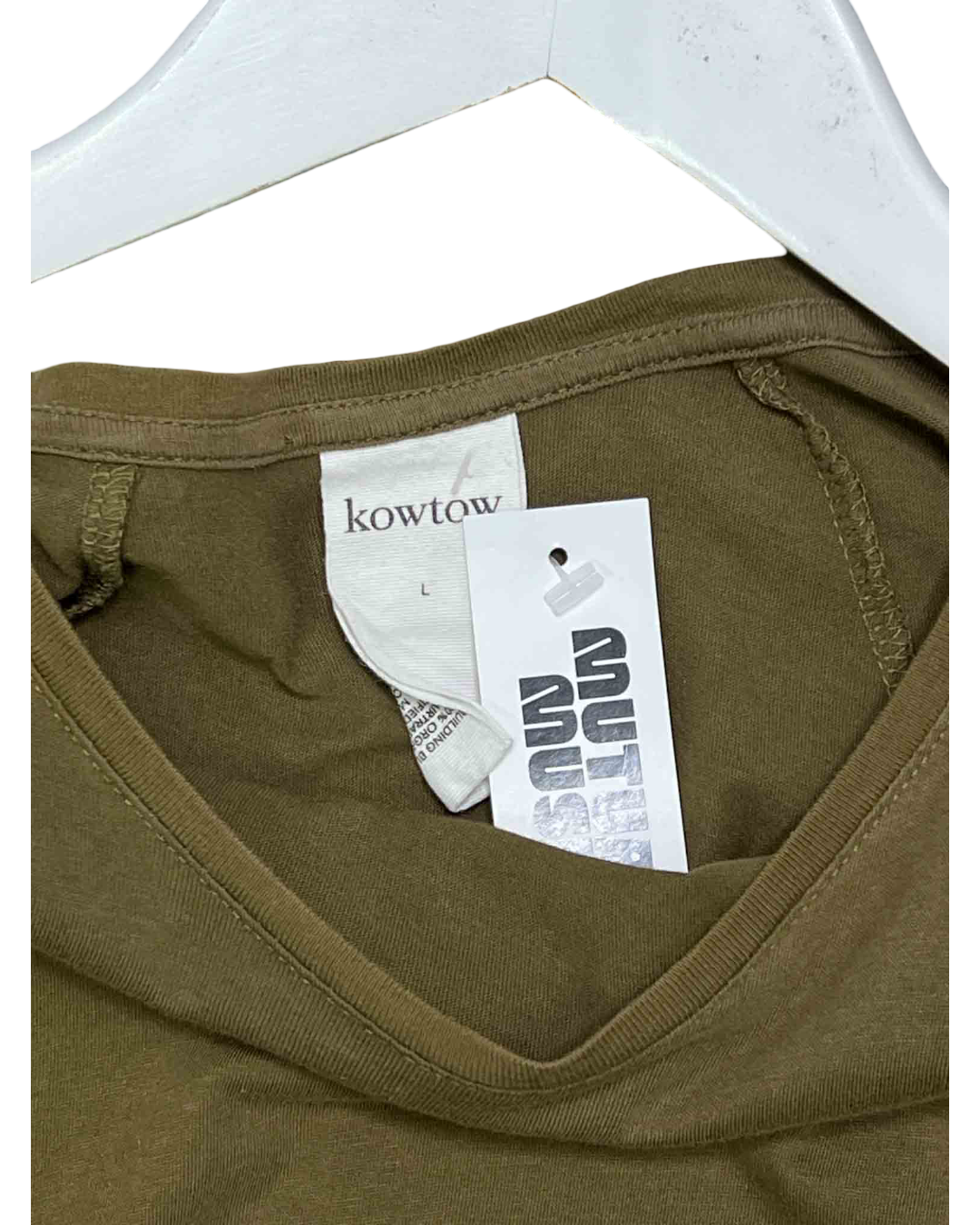 Size L | Kowtow Jersey Midi Tank Dress