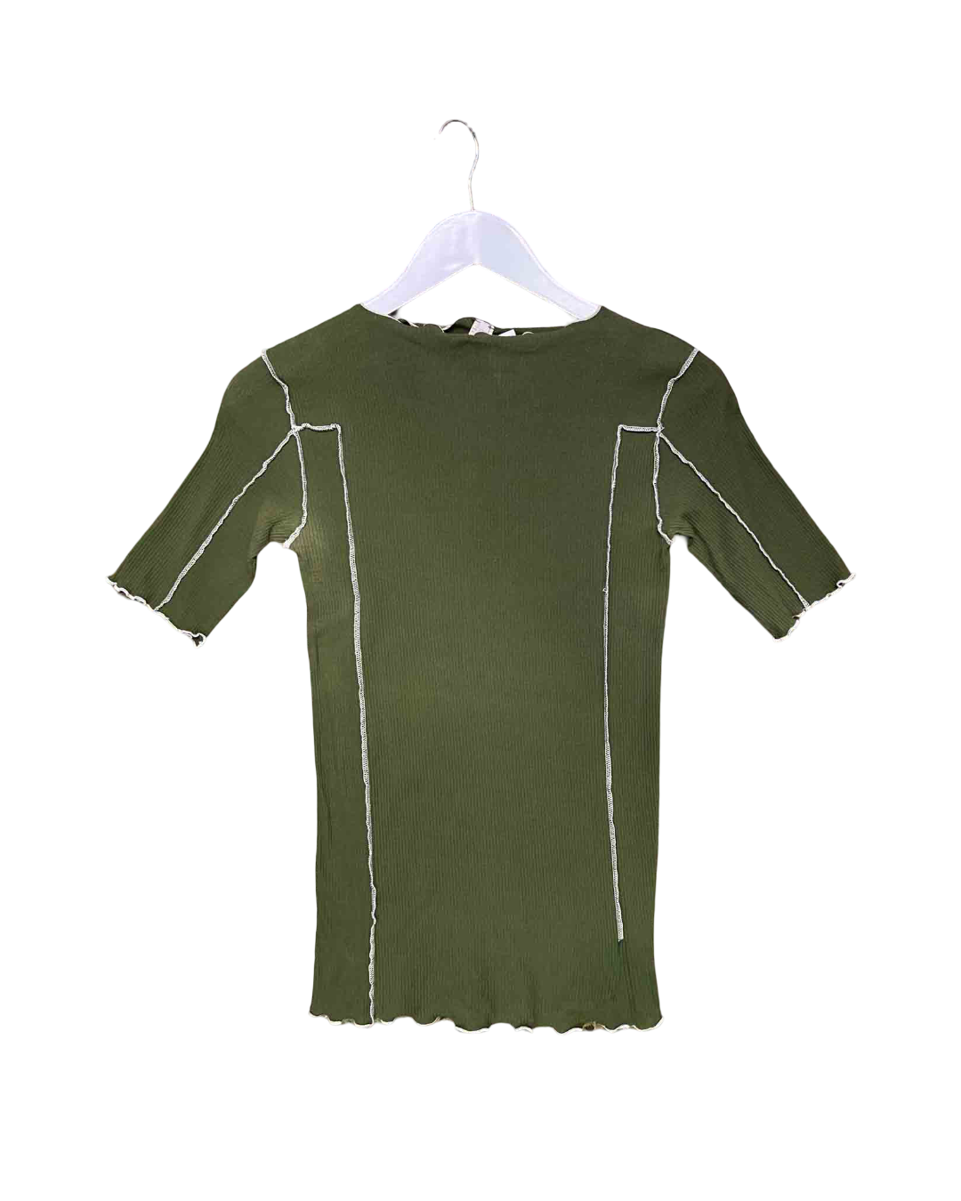 Size XL | Baserange Organic Cotton Ribbed Top