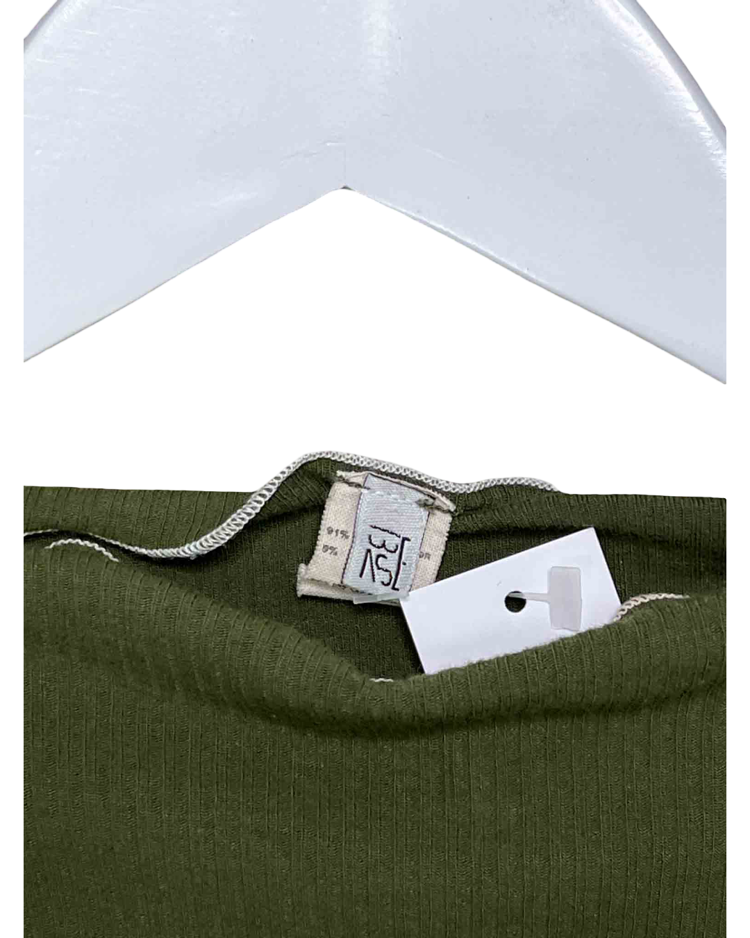 Size XL | Baserange Organic Cotton Ribbed Top