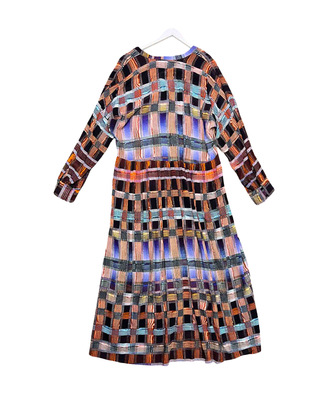 Size 20 | Elk Patchwork Viscose Midi Dress
