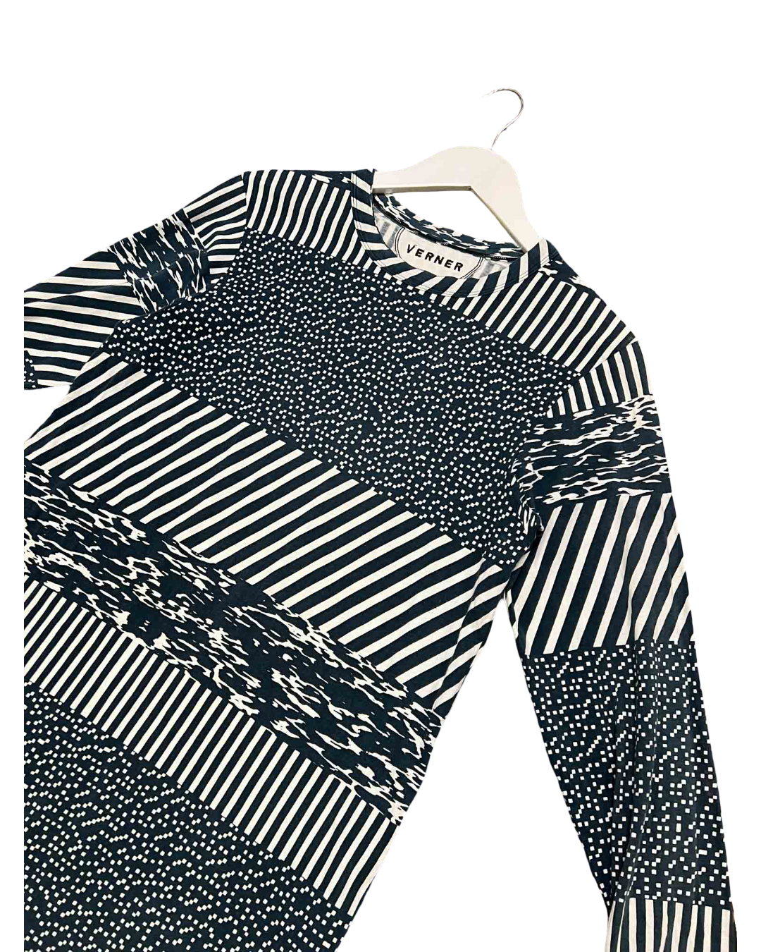 Size L | Verner Multi Print T-Shirt Dress