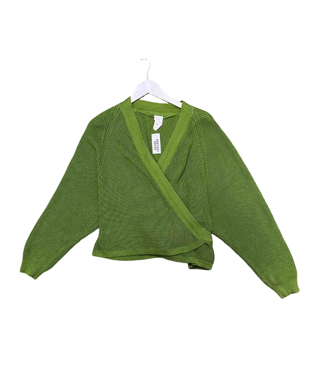 Size XXL | Kowtow Composure 'Grass' Knitted Cardigan