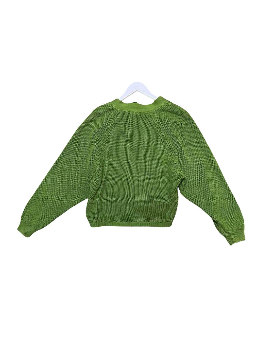 Size XXL | Kowtow Composure 'Grass' Knitted Cardigan