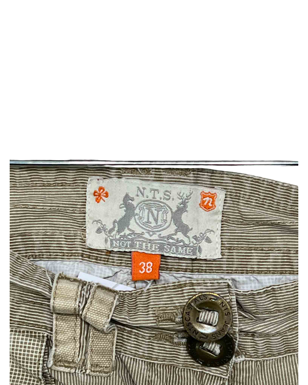 Size IT 38 (8) | Not the Same Pants Khaki Cargo Capri Pants