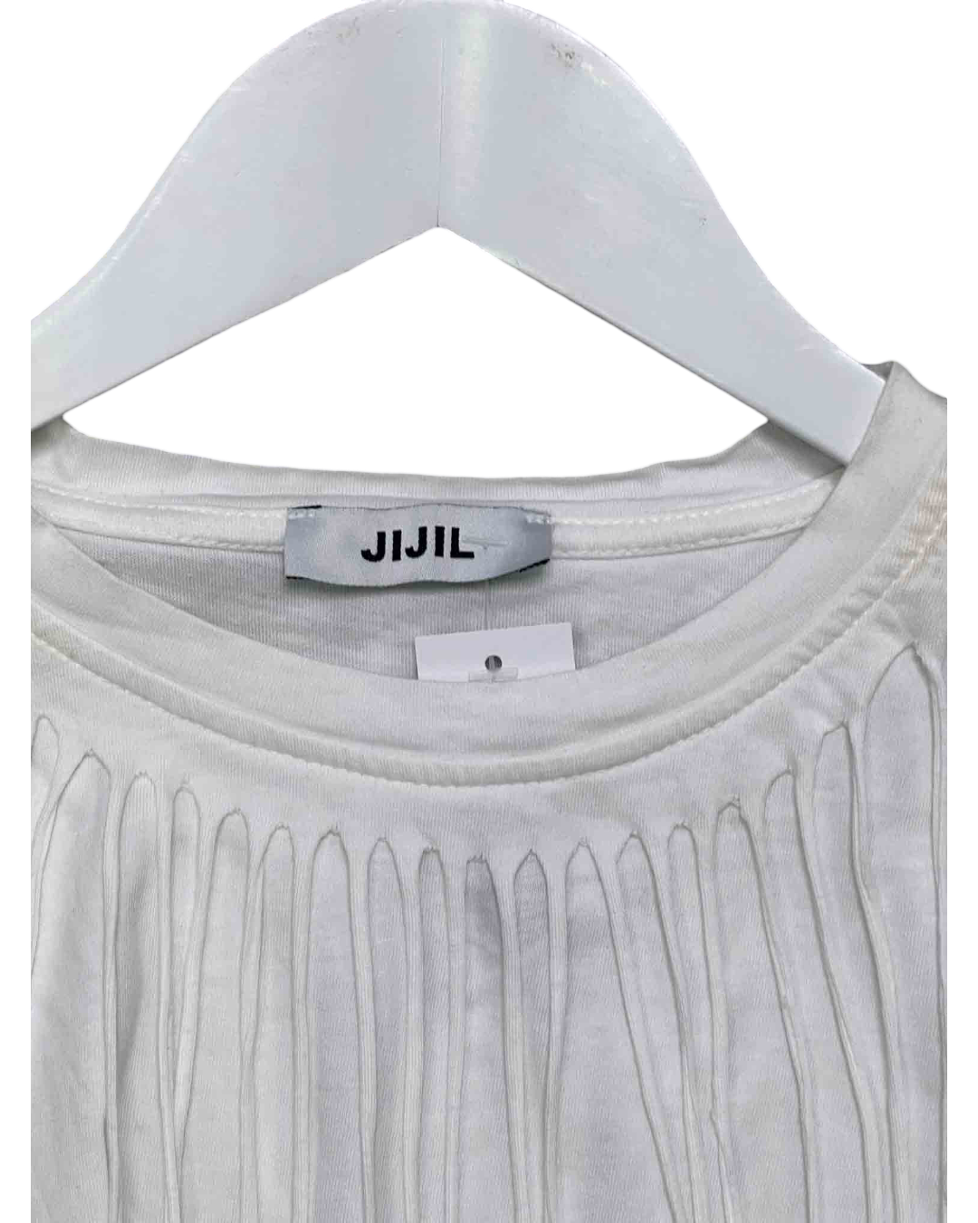 Size M | Jijil Fringe Cotton Crop Top