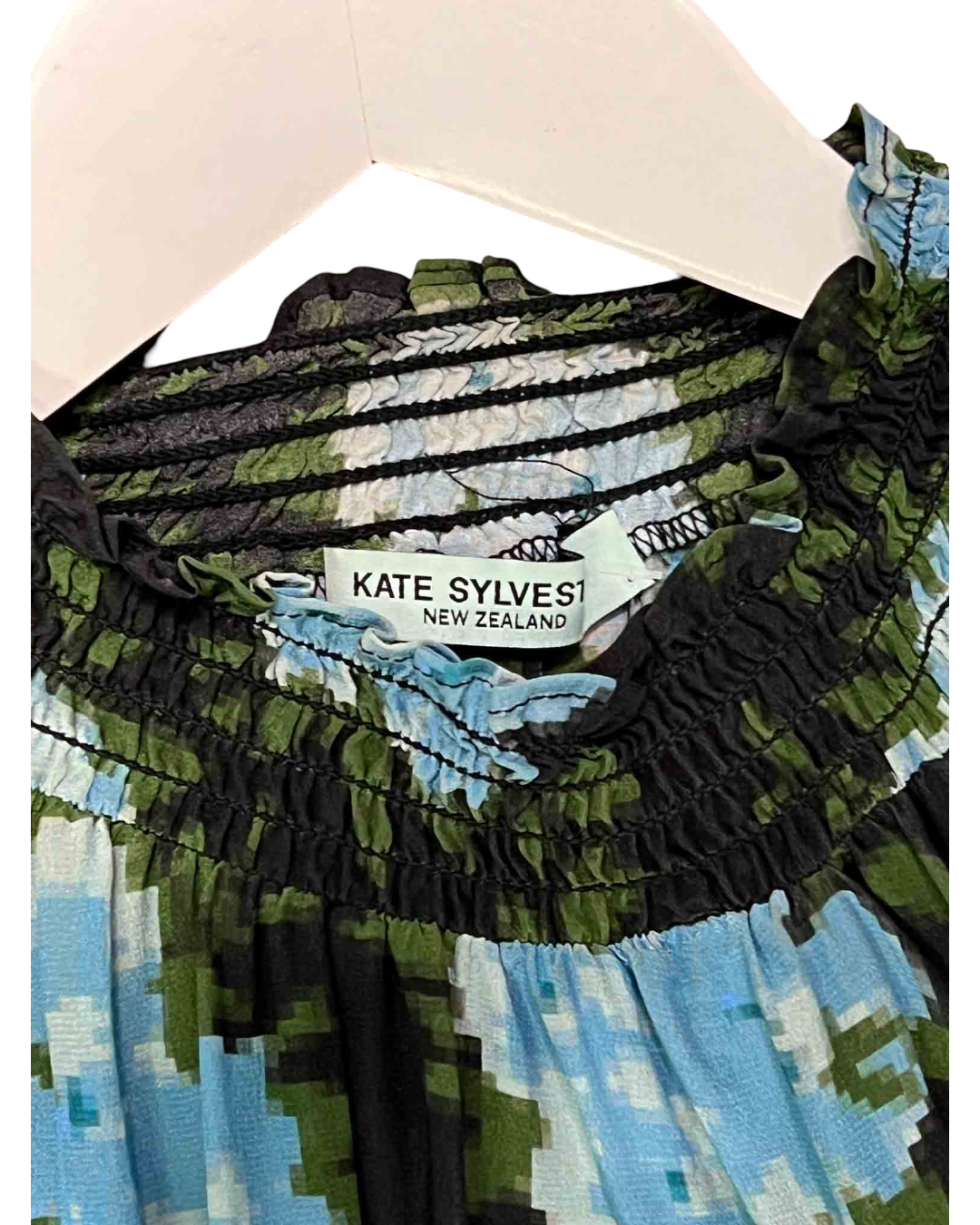 Size L | Kate Sylvester Rosalee Digital Floral Dress W/O Belt